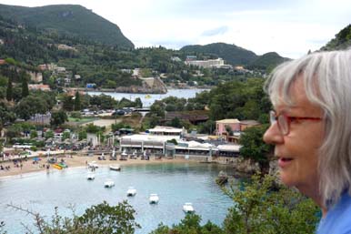 Palokastritsa la plage